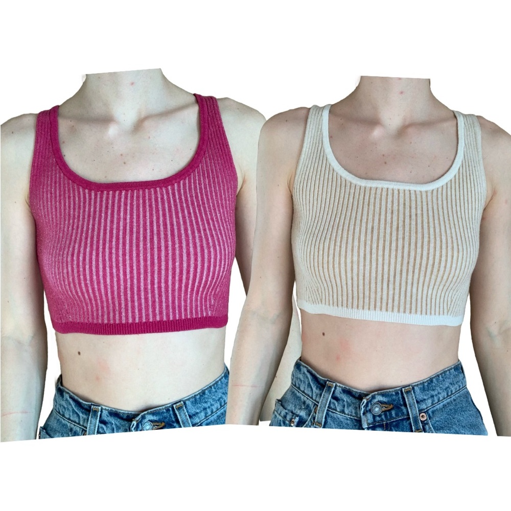 Bundle Wild Fable Ribbed Crop Tops